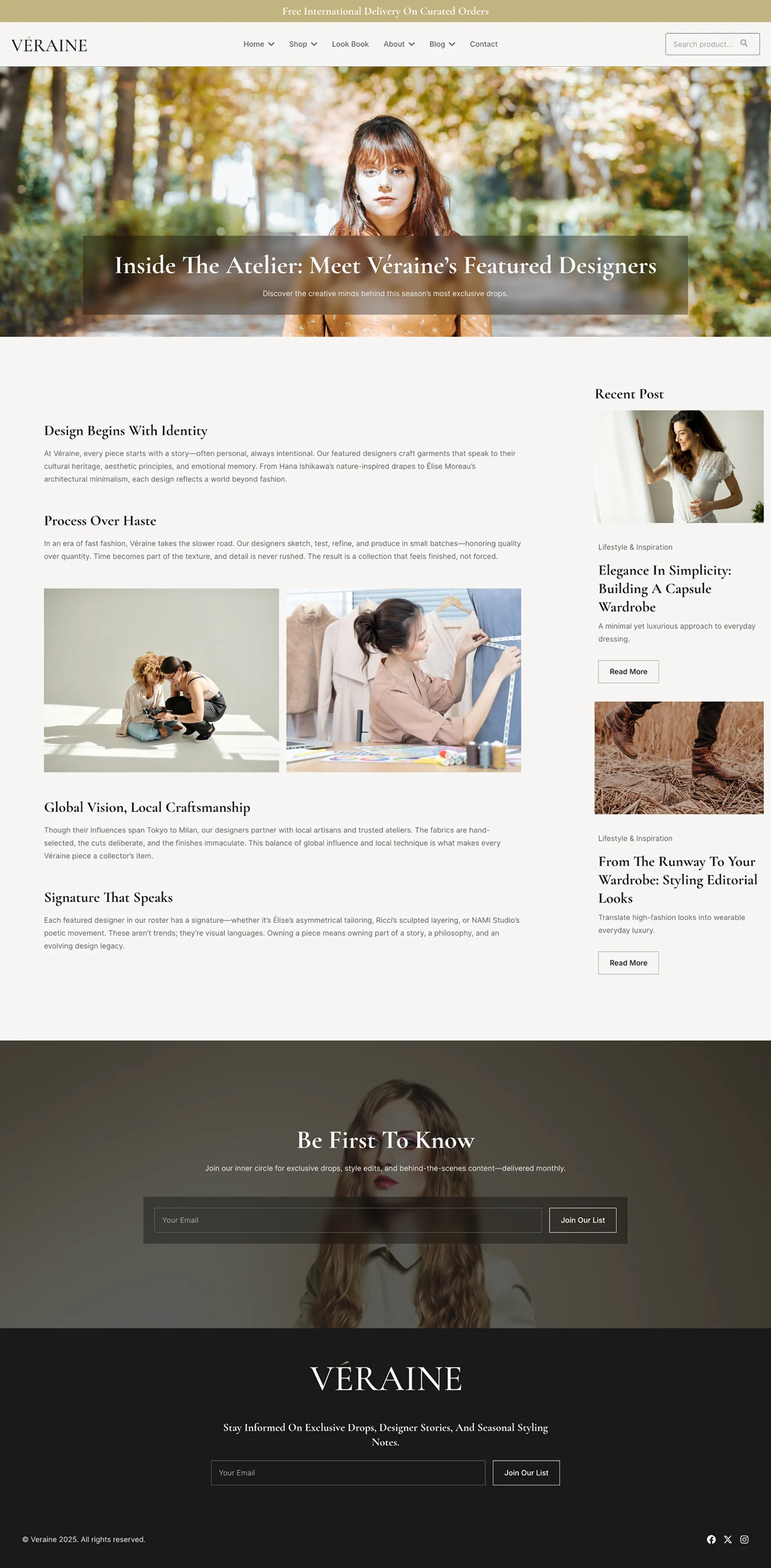 Veraine Luxury Fashion Marketplace Elementor Template Kit